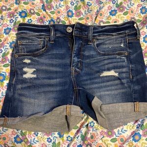 american eagle denim shorts